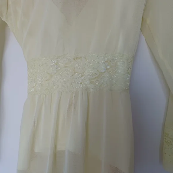 La Vie en Rose sheer robe - Picture 2 of 6